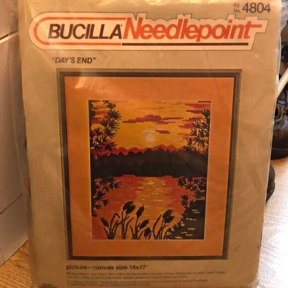 Bucilla Other - Bucilla needlepoint vintage days end
